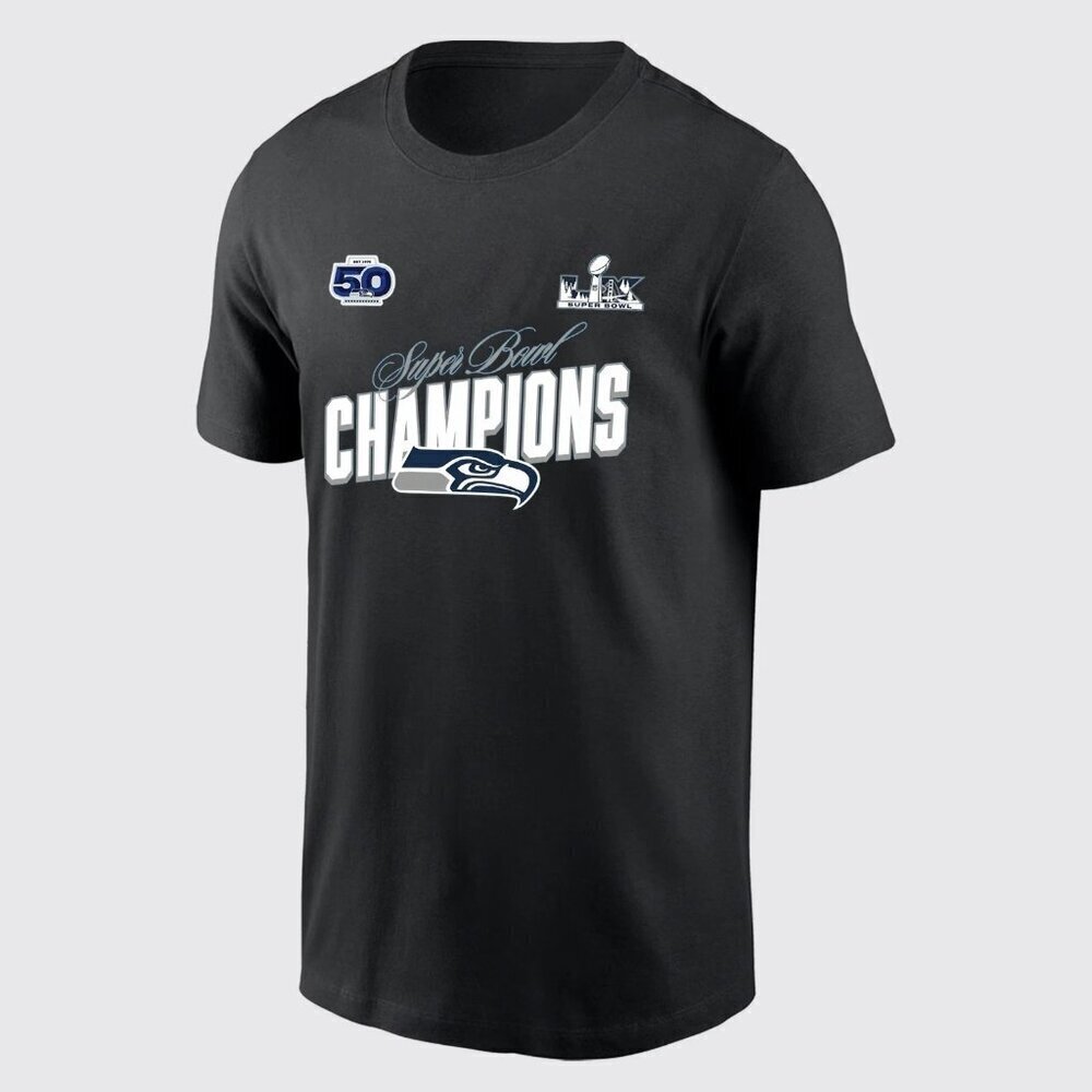 Super Bowl LX Champions 2025 Seattle Seahawks TShirt .